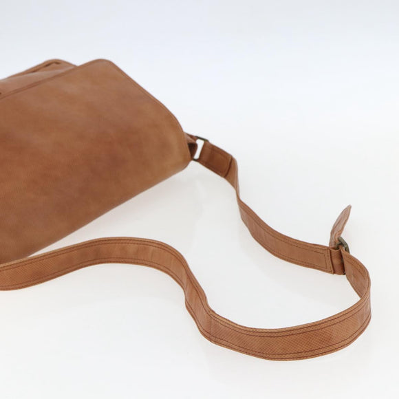 BOTTEGA VENETA Shoulder Bag Leather Brown Auth 155611