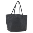 LOEWE Tote Bag Leather Black Auth 155613-1