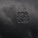 LOEWE Tote Bag Leather Black Auth 155613-17