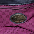 LOEWE Tote Bag Leather Black Auth 155613-10