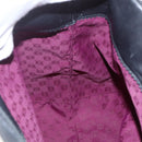 LOEWE Tote Bag Leather Black Auth 155613-20