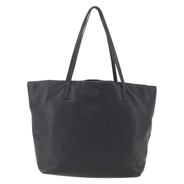 LOEWE Tote Bag Leather Black Auth 155613 - 0