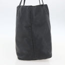 LOEWE Tote Bag Leather Black Auth 155613-3