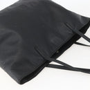 LOEWE Tote Bag Leather Black Auth 155613-6