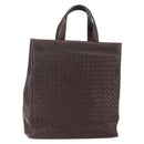 BOTTEGA VENETA INTRECCIATO Hand Bag Leather Brown 146793 Auth 155614-1