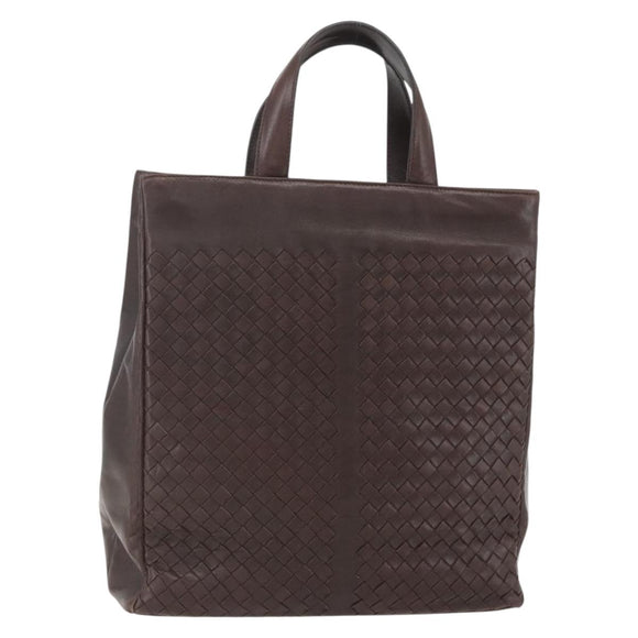 BOTTEGA VENETA INTRECCIATO Hand Bag Leather Brown 146793 Auth 155614