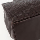 BOTTEGA VENETA INTRECCIATO Hand Bag Leather Brown 146793 Auth 155614-14