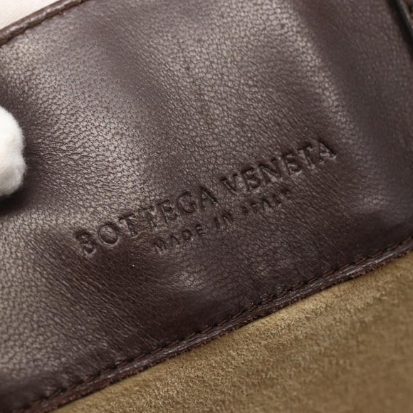 BOTTEGA VENETA INTRECCIATO Hand Bag Leather Brown 146793 Auth 155614
