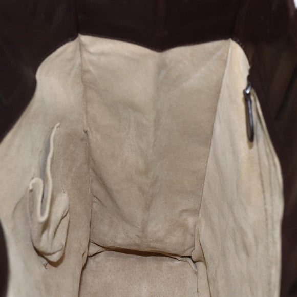 BOTTEGA VENETA INTRECCIATO Hand Bag Leather Brown 146793 Auth 155614