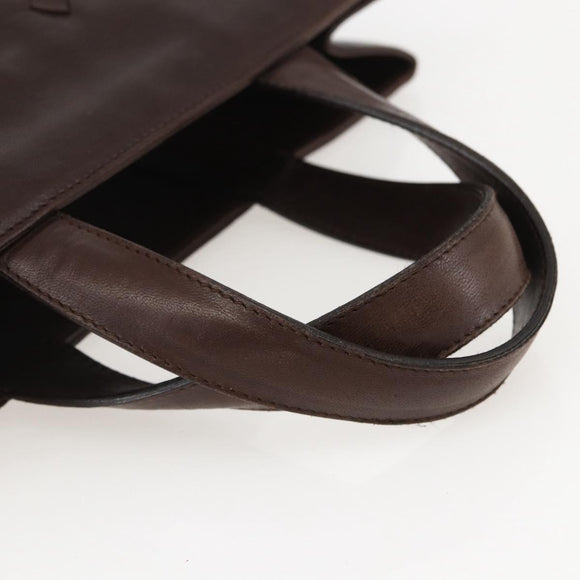 BOTTEGA VENETA INTRECCIATO Hand Bag Leather Brown 146793 Auth 155614