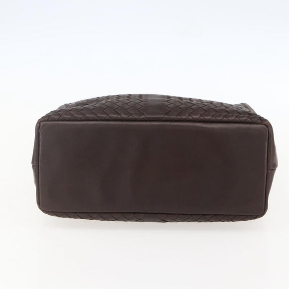 BOTTEGA VENETA INTRECCIATO Hand Bag Leather Brown 146793 Auth 155614