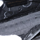 Salvatore Ferragamo Gancini Hand Bag Leather 2way Black Gold Auth 155615-19