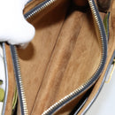 Miu Miu Hand Bag Leather Green Gold Auth 155616-27