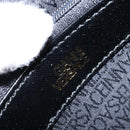 Gianni Versace Shoulder Bag Leather Black Gold Auth 155617-11
