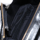 Gianni Versace Shoulder Bag Leather Black Gold Auth 155617-12