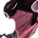 CARTIER Must Line Shoulder Bag Leather Bordeaux Gold Auth 155621-16