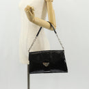 LOUIS VUITTON Epi Jena Pochette Schoudertas Zwart Elektrisch M4027N Auth 155622V-27