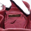 CARTIER Must Line Shoulder Bag Leather Bordeaux Gold Auth 155623-15