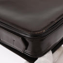 LOEWE Anagram Shoulder Bag Leather Brown Gold Auth 155627-16