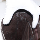 LOEWE Anagram Shoulder Bag Leather Brown Gold Auth 155627-19