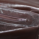 LOEWE Anagram Shoulder Bag Leather Brown Gold Auth 155627-20