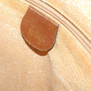 GUCCI Bamboo Hand Bag Leather 2way Brown Gold Auth 155634-17