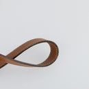 GUCCI Bamboo Hand Bag Leather 2way Brown Gold Auth 155634-8