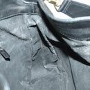 GUCCI Bamboo Shoulder Bag Leather 2way Black Gold 001 1638 2123 Auth 155635-17