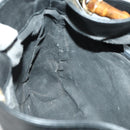 GUCCI Bamboo Shoulder Bag Leather 2way Black Gold 001 1638 2123 Auth 155635-18