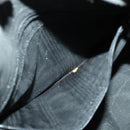 GUCCI Bamboo Shoulder Bag Leather 2way Black Gold 001 1638 2123 Auth 155635-21