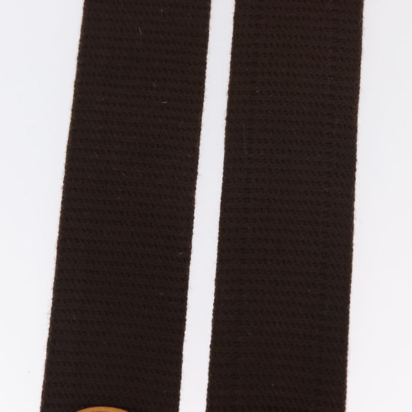 LOUIS VUITTON Adjustable Shoulder Strap Canvas 31.5""-50"" Brown LV Auth 155638