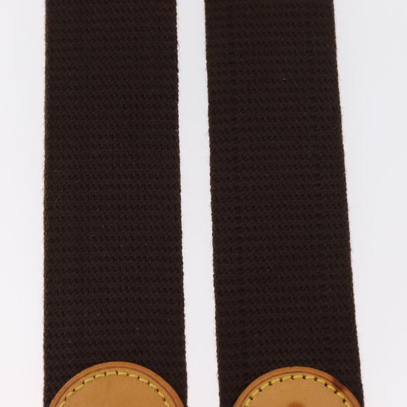 LOUIS VUITTON Adjustable Shoulder Strap Canvas 31.5""-50"" Brown LV Auth 155638