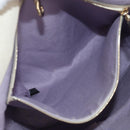 GUCCI Flora Tote Bag Leather White Gold 336777 Auth 155641V-24