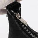 CELINE C Macadam Canvas Hand Bag Black Silver Auth 155645-14