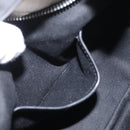 CELINE C Macadam Canvas Hand Bag Black Silver Auth 155645-19