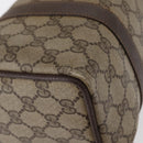 GUCCI GG Supreme Web Sherry Line Boston Bag PVC Beige Gold 40 02 006 Auth 155649-15