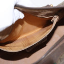 GUCCI GG Supreme Web Sherry Line Boston Bag PVC Beige Gold 40 02 006 Auth 155649-22