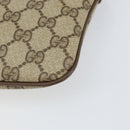 GUCCI GG Supreme Web Sherry Line Bag PVC Beige Gold 904 02 047 Auth 155650-9