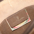 GUCCI GG Supreme Web Sherry Line Bag PVC Beige Gold 904 02 047 Auth 155650-19