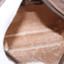 GUCCI GG Supreme Web Sherry Line Bag PVC Beige Gold 156 02 066 Auth 155651-17