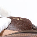 GUCCI GG Supreme Web Sherry Line Bag PVC Beige Gold 156 02 066 Auth 155651-20