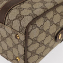 GUCCI GG Supreme Hand Bag PVC Beige Gold 000 101 0093 Auth 155653-11