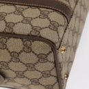 GUCCI GG Supreme Hand Bag PVC Beige Gold 000 101 0093 Auth 155653-12