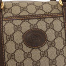 GUCCI GG Supreme Hand Bag PVC Beige Gold 000 101 0093 Auth 155653-15