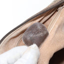 GUCCI GG Supreme Hand Bag PVC Beige Gold 000 101 0093 Auth 155653-22