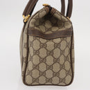 GUCCI GG Supreme Hand Bag PVC Beige Gold 000 101 0093 Auth 155653-5