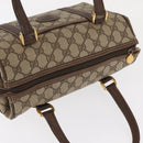 GUCCI GG Supreme Hand Bag PVC Beige Gold 000 101 0093 Auth 155653-6