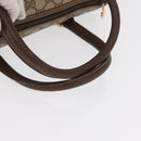 GUCCI GG Supreme Hand Bag PVC Beige Gold 000 101 0093 Auth 155653-7