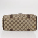 GUCCI GG Supreme Hand Bag PVC Beige Gold 000 101 0093 Auth 155653-9