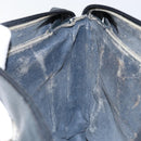 GUCCI GG Supreme Sherry Line Hand Bag PVC Navy Red 41 02 079 Auth 155654-20